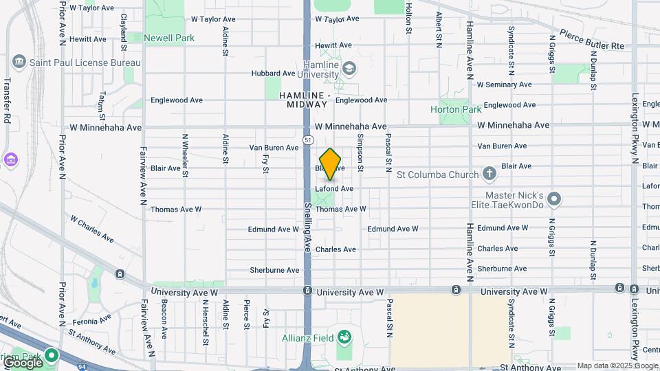 1543 Lafond Ave Map and Location Details