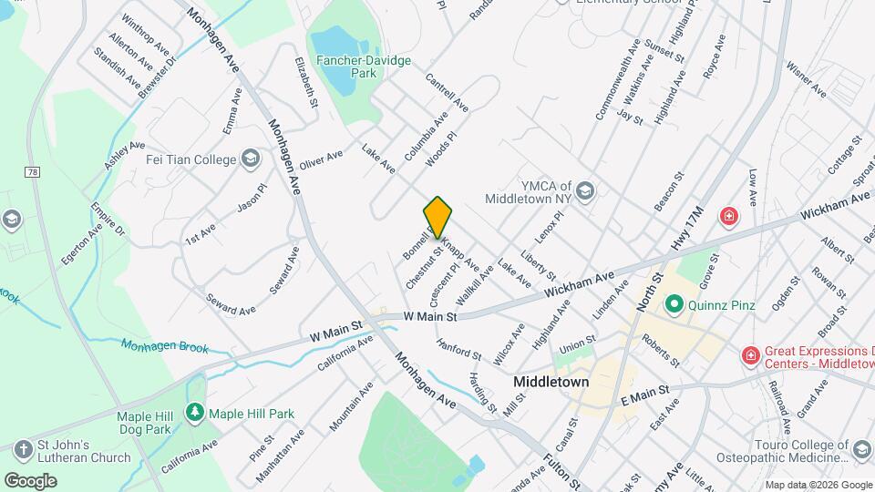 3-3 Chestnut St Map and Location Details