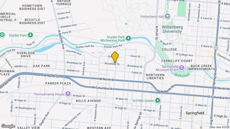 327-329-329 N Shaffer St Map and Location Details