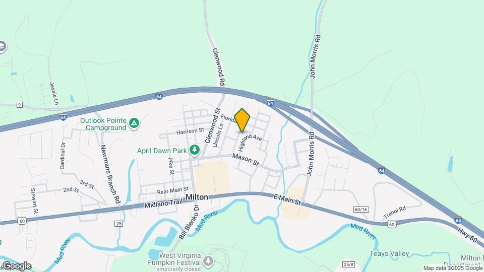 1295 Adams Ave Map and Location Details