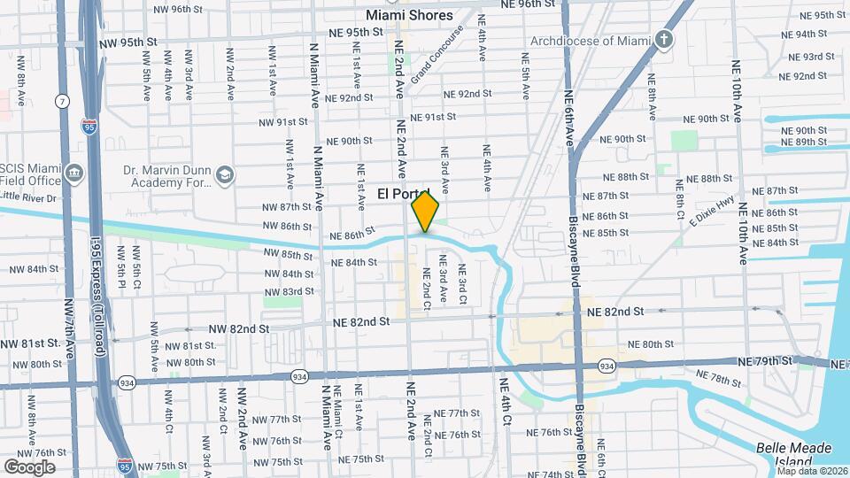 8410 NE 2nd Ct Map and Location Details