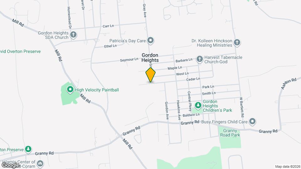 134 Cedar Ln Map and Location Details