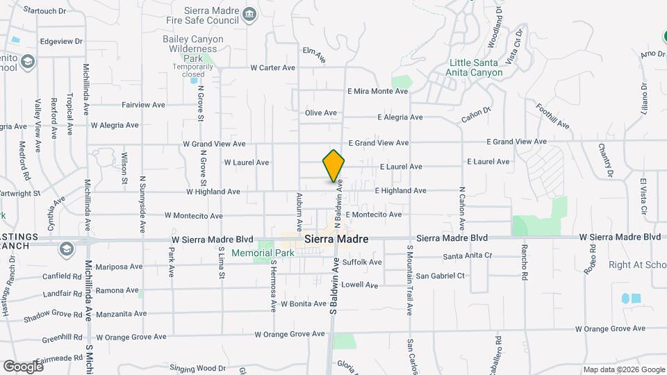 147 N Baldwin Ave Map and Location Details