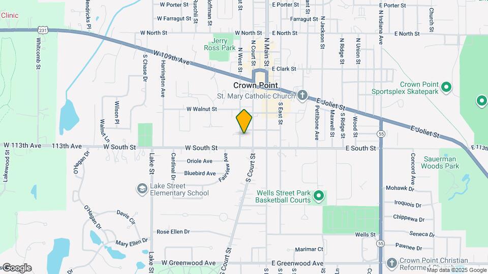 326 S West St Mapa y Detalles de la Ubicación