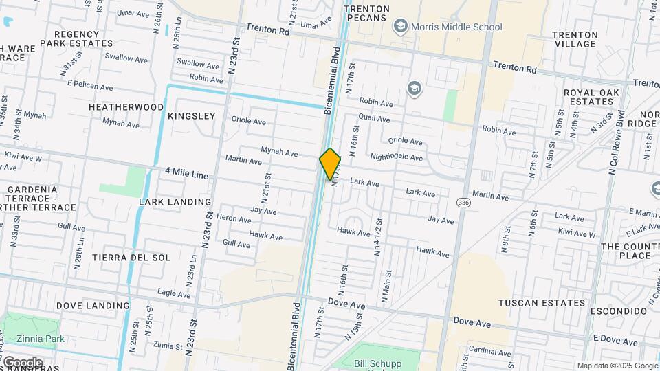 6213 N 17th St Map and Location Details