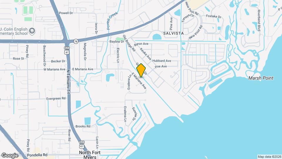 184 E Mariana Ave Map and Location Details