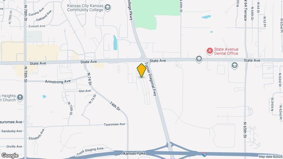 911 N 70th Terrace Map and Location Details