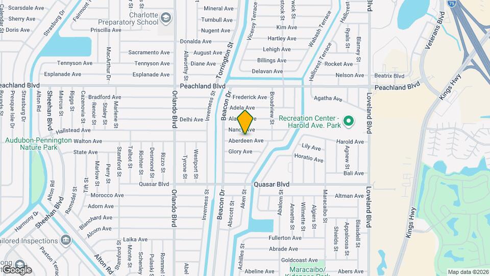 23192 Aberdeen Ave Map and Location Details
