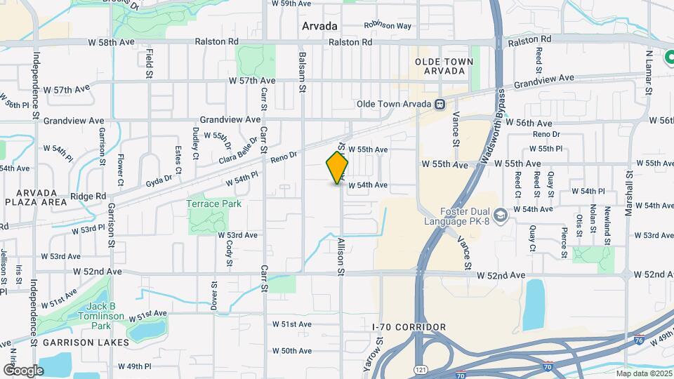 5409 Allison St Map and Location Details