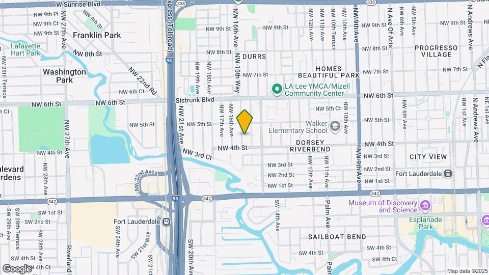 416 NW 15th Way Map and Location Details