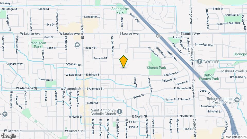 517 E Edison St Map and Location Details