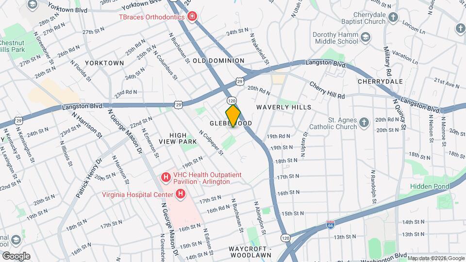 2035 N Brandywine St Map and Location Details