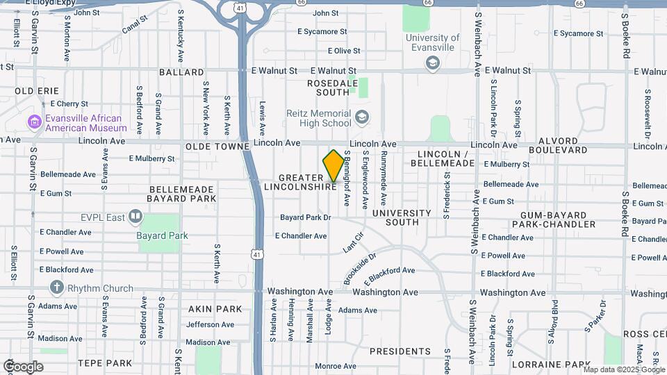 704 Lodge Ave Map and Location Details