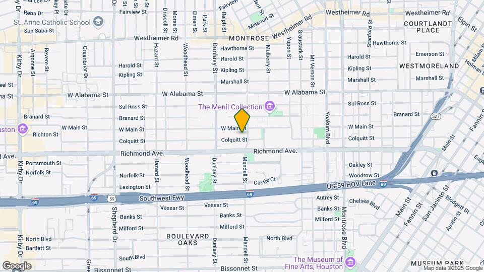 1612 Colquitt St Map and Location Details