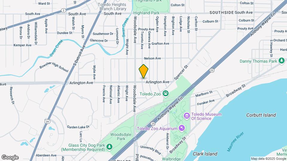 1752 Arlington Ave Map and Location Details
