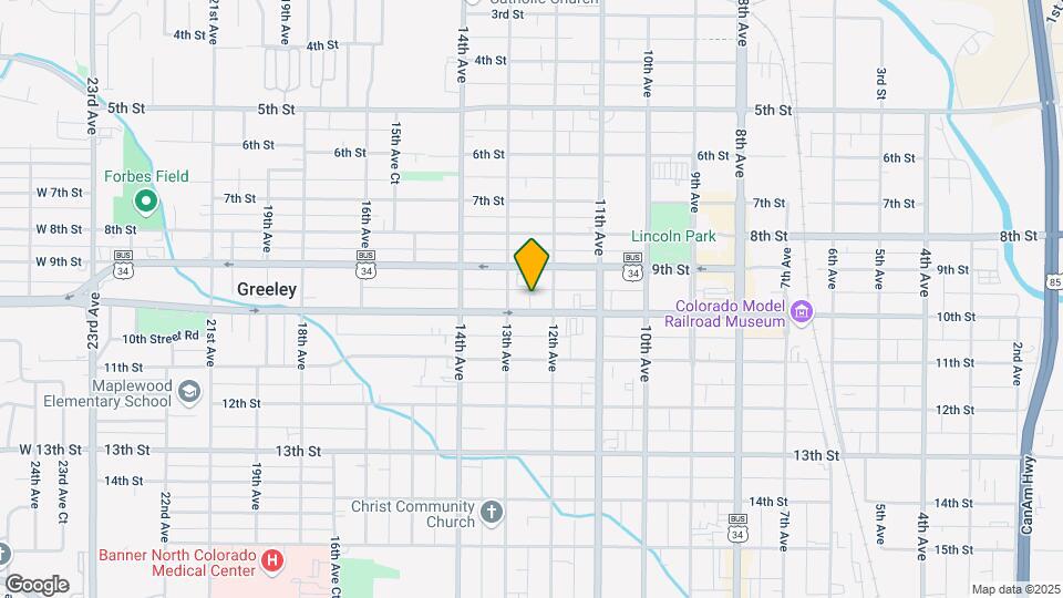 1213 10th St Map and Location Details
