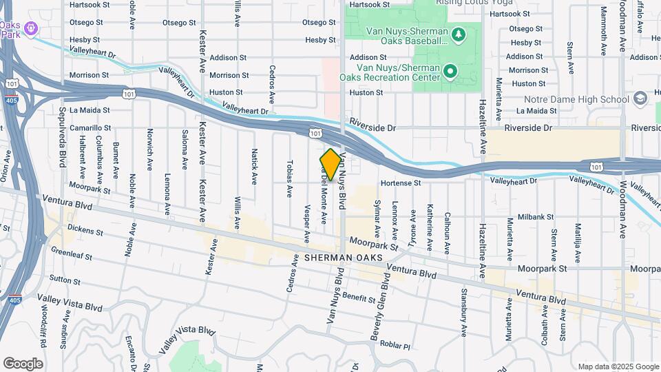 4556 Vista Del Monte Ave Map and Location Details
