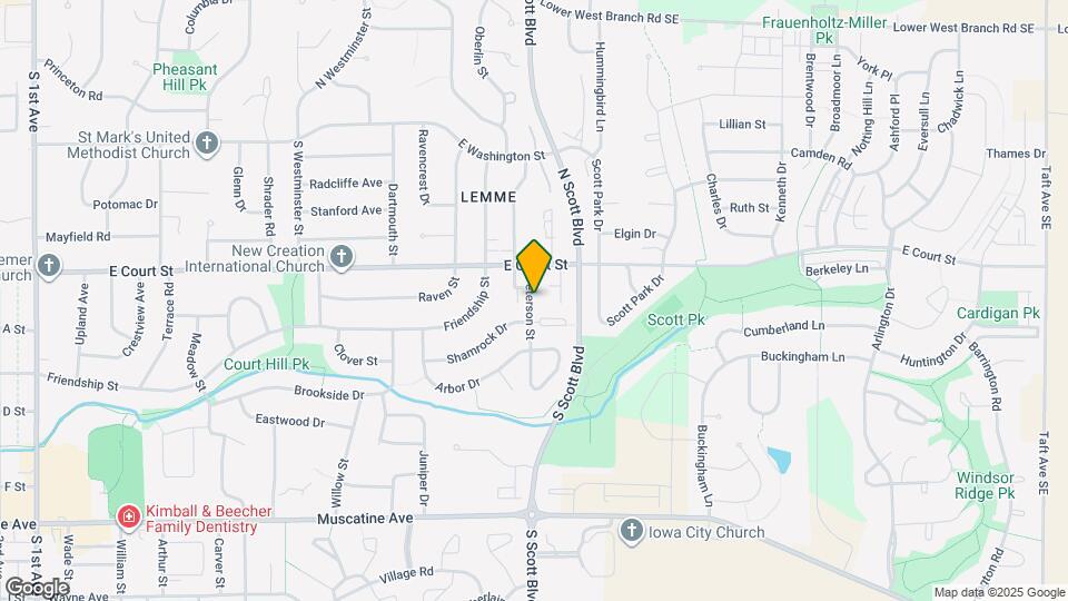 460 Peterson St Mapa y Detalles de la Ubicación