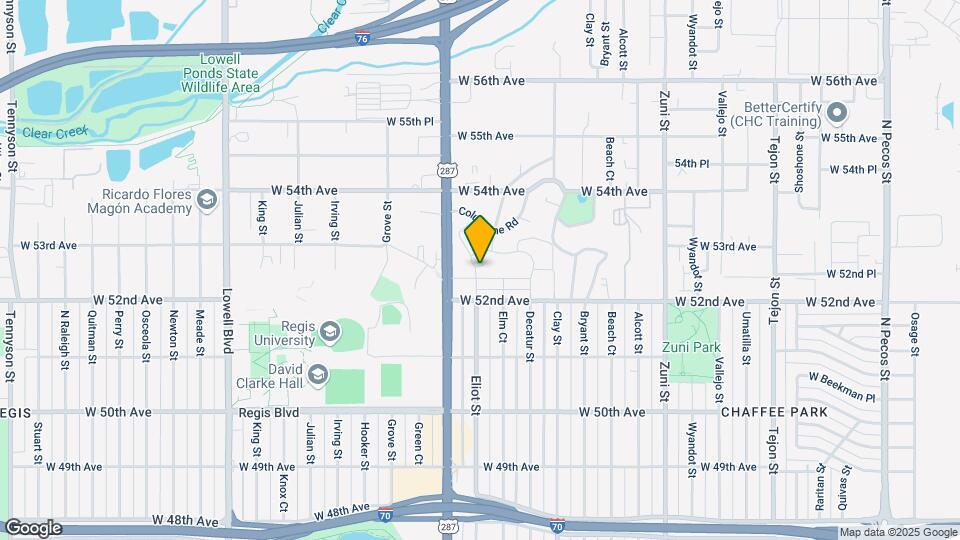 5256 N Eliot St Map and Location Details