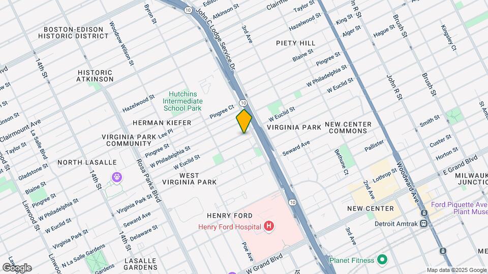 1145 W Euclid St, Unit 1 Map and Location Details