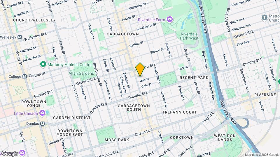 365 Parliament St Map and Location Details
