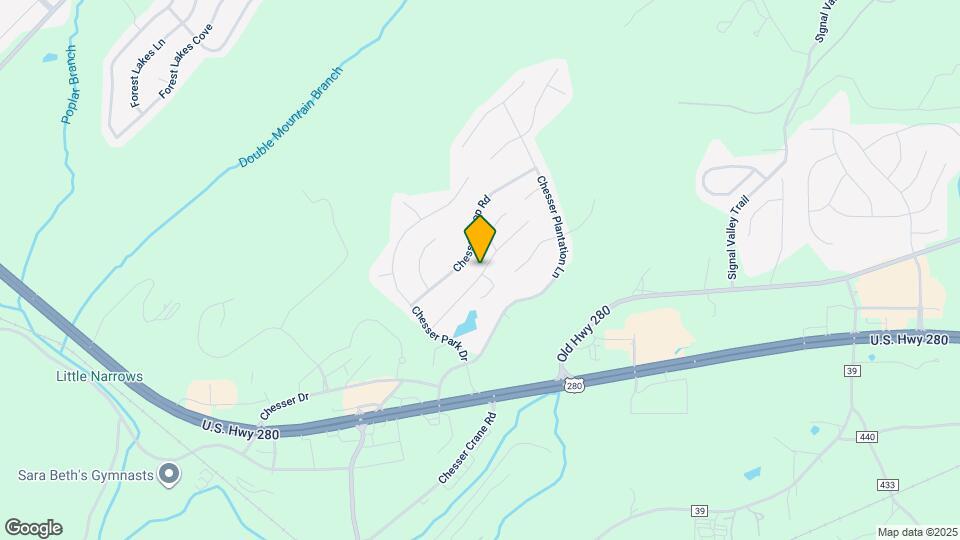 261 Chesser Reserve Dr Map and Location Details