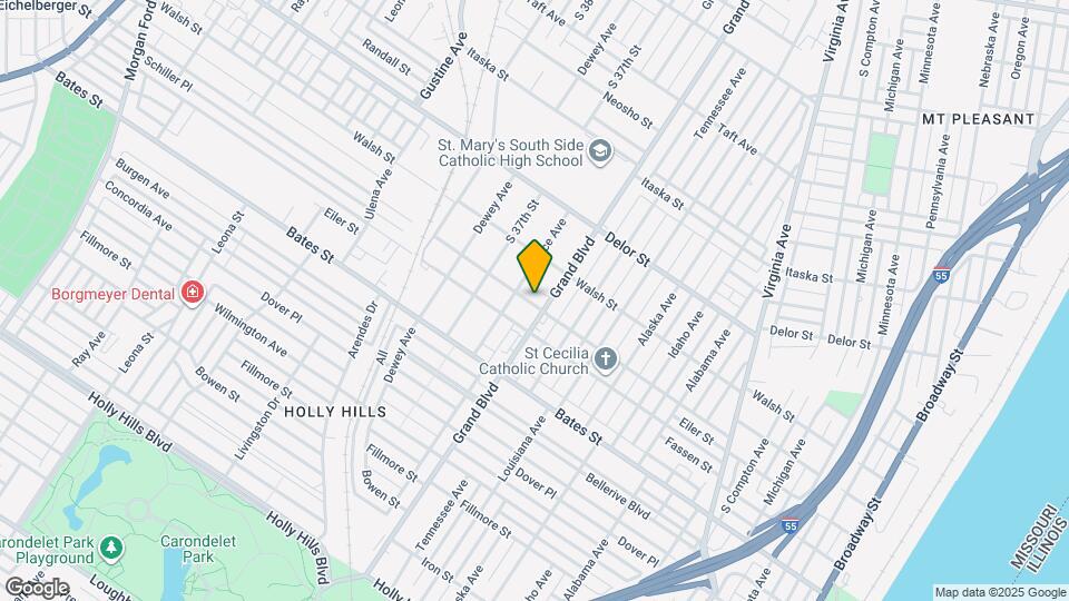 3609 Eichelberger St, Unit 1 Mapa y Detalles de la Ubicación