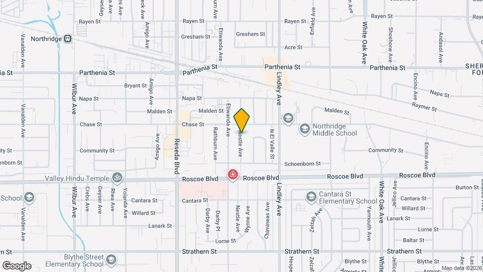 8460 Nestle Ave Mapa y Detalles de la Ubicación