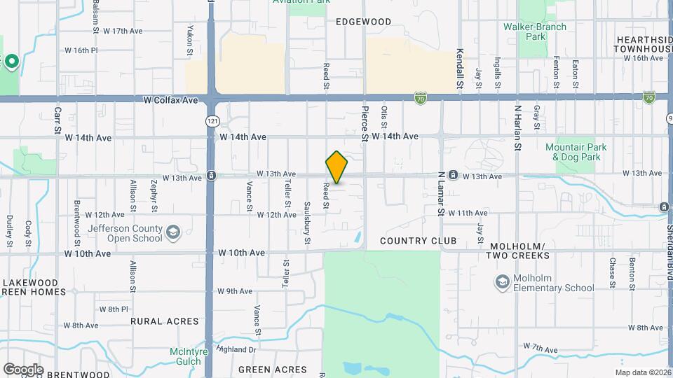 1244 Reed St, Unit 4 Map and Location Details