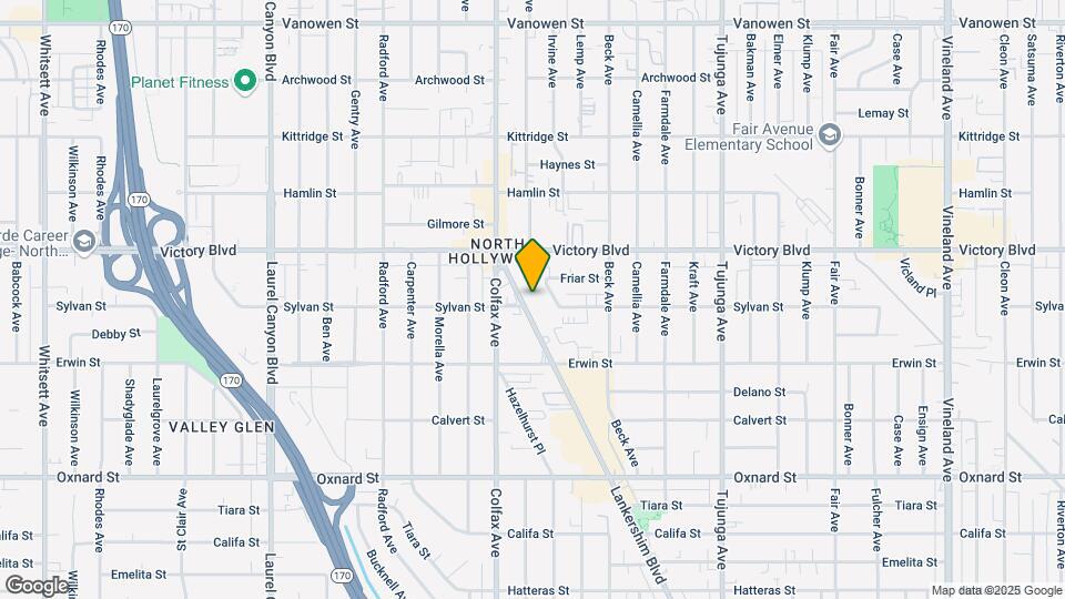Lankershim Apartments Mapa y Detalles de la Ubicación