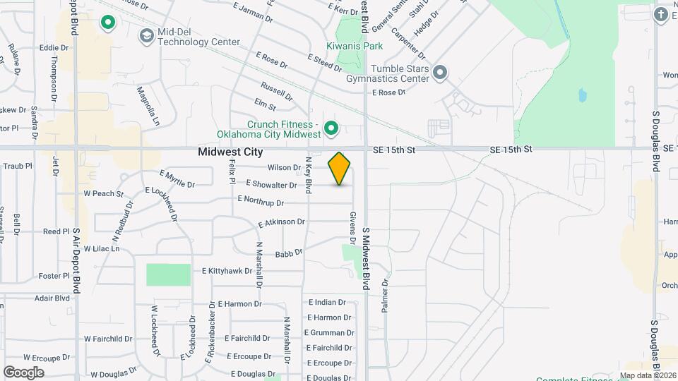 532 Showalter Dr Map and Location Details