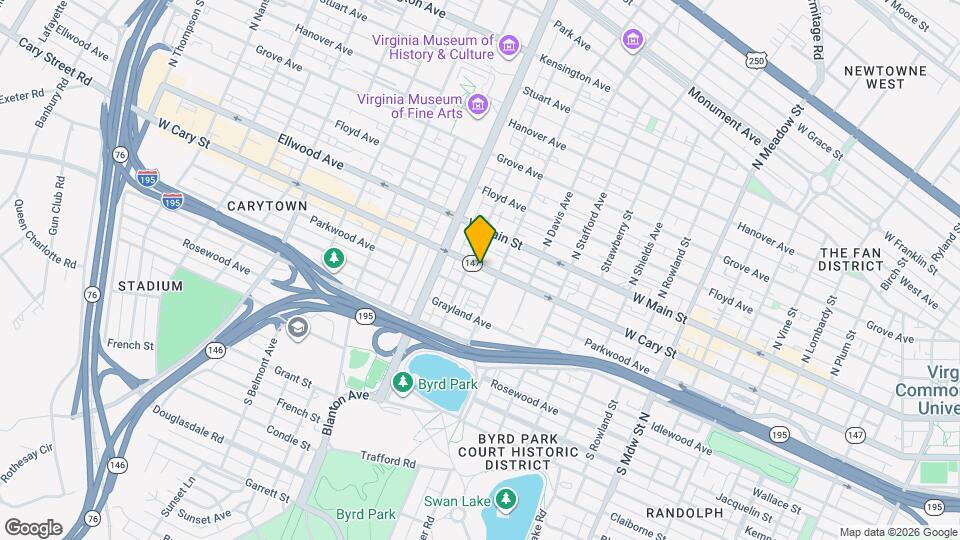 2621 W Cary St Map and Location Details