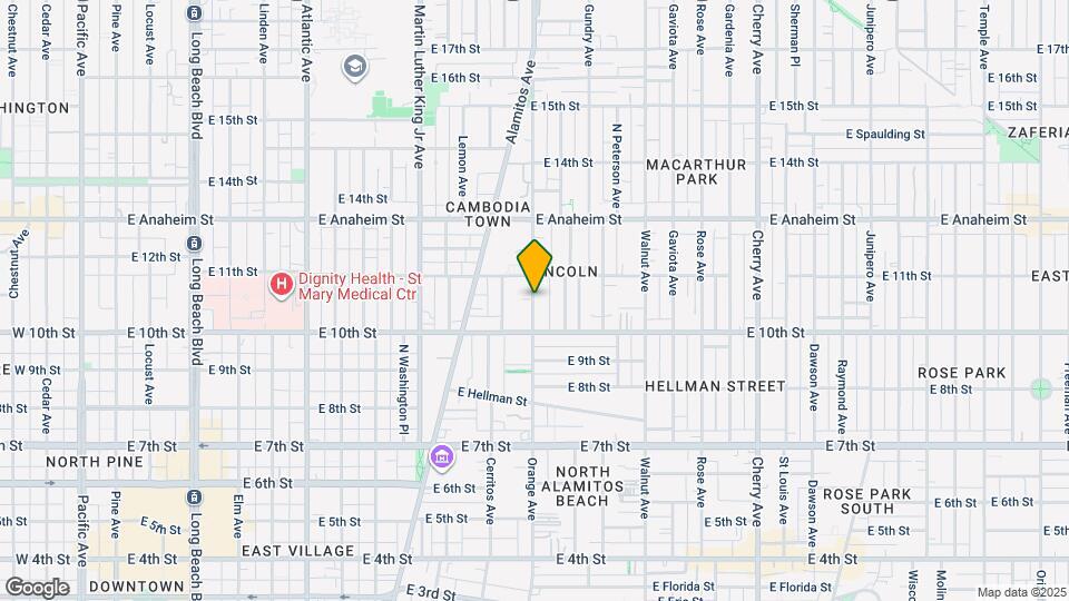 1052 Orange Ave Mapa y Detalles de la Ubicación