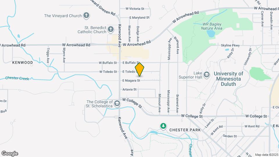 103 E Niagara St Map and Location Details