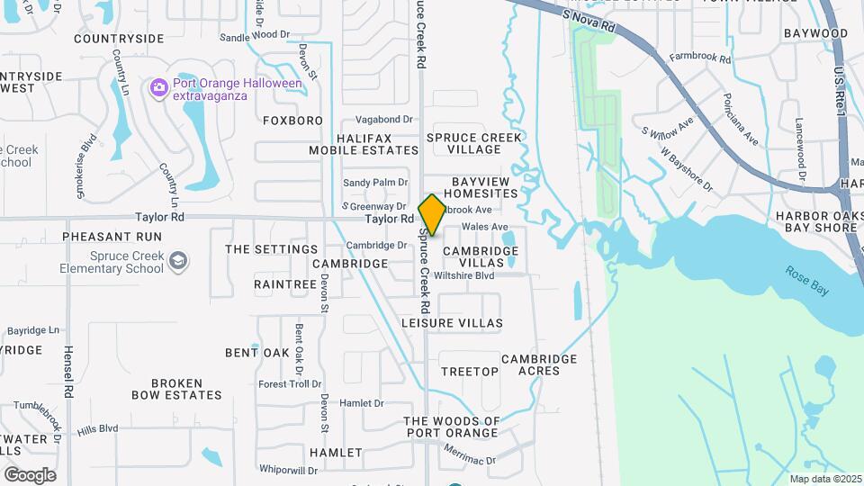 5813 Spruce Creek Rd Map and Location Details