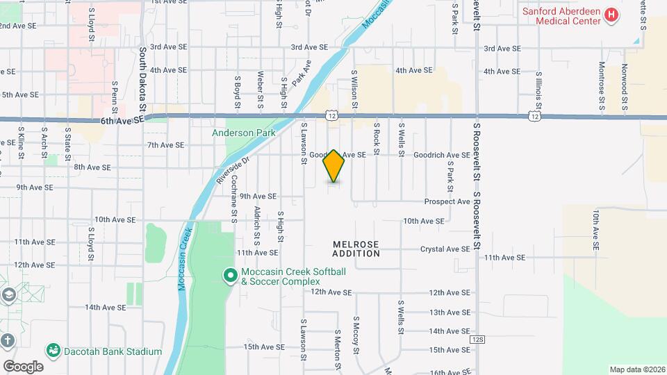 833 S Merton St Map and Location Details