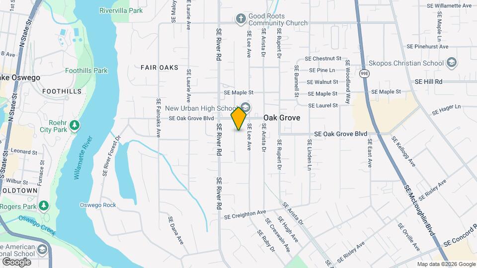 14832 SE Cedar Ave Map and Location Details