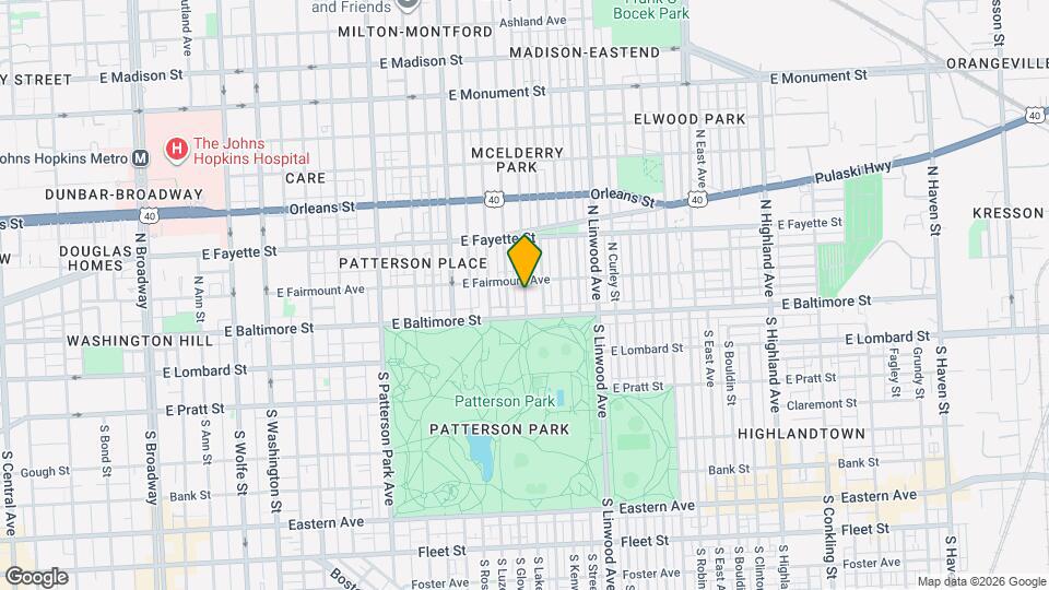 82 N Lakewood Ave Map and Location Details