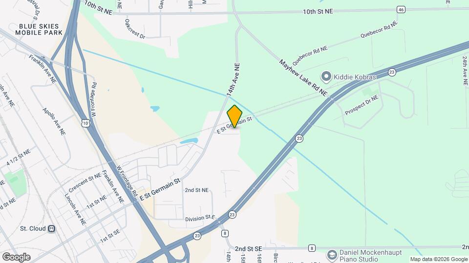 1428 E St Germain St Map and Location Details