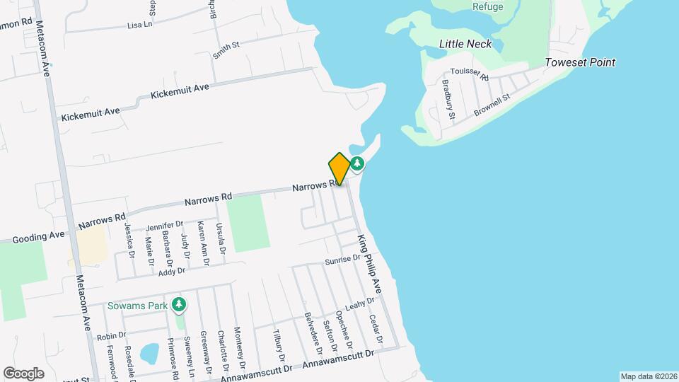 132 Narrows Rd, Unit 1 Mapa y Detalles de la Ubicación