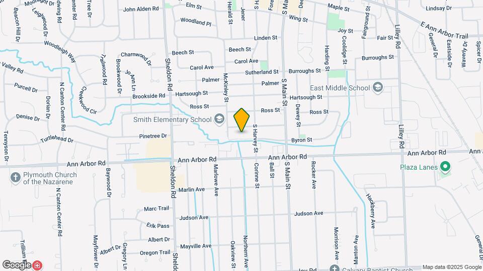 1098 Byron St Map and Location Details