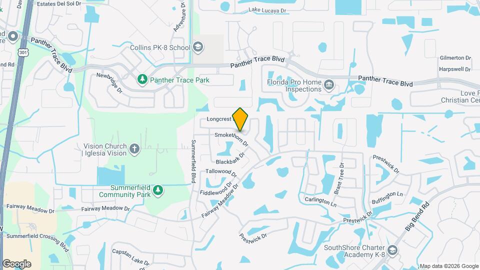 12803 Longcrest Dr Map and Location Details