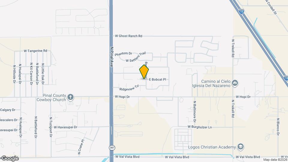 123 Bobcat Way Map and Location Details