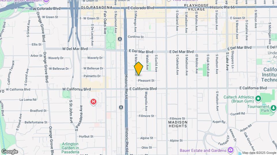 494 S Marengo Ave, Unit 494 Map and Location Details