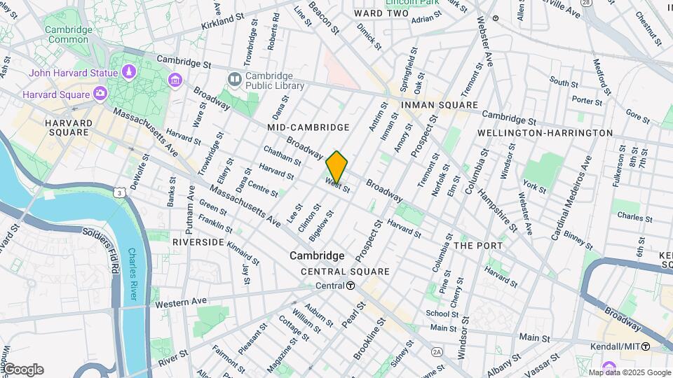 287 Harvard St, Unit 19 Mapa y Detalles de la Ubicación
