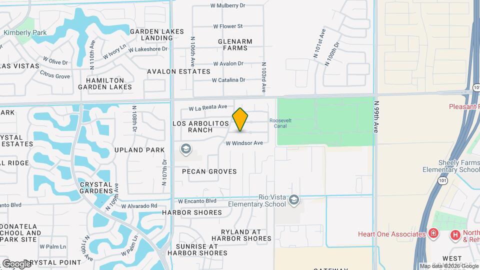 10413 W Roanoke Ave, Unit 21-307 Mapa y Detalles de la Ubicación
