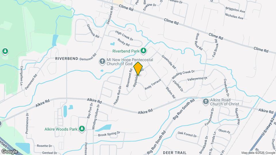 1718 Ripplebrook Rd Mapa y Detalles de la Ubicación