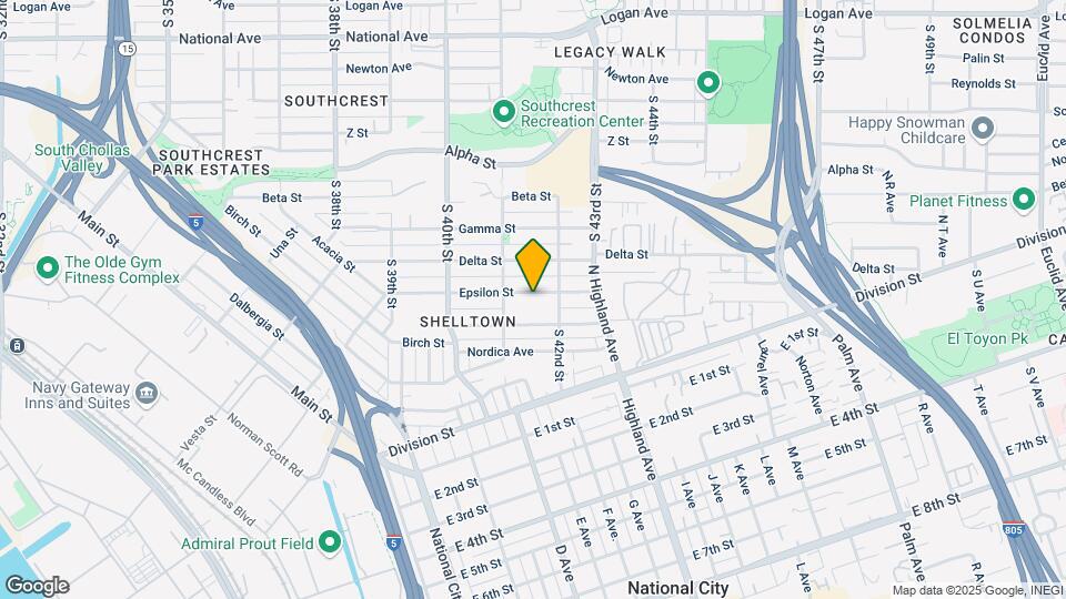 4141 Epsilon St Map and Location Details