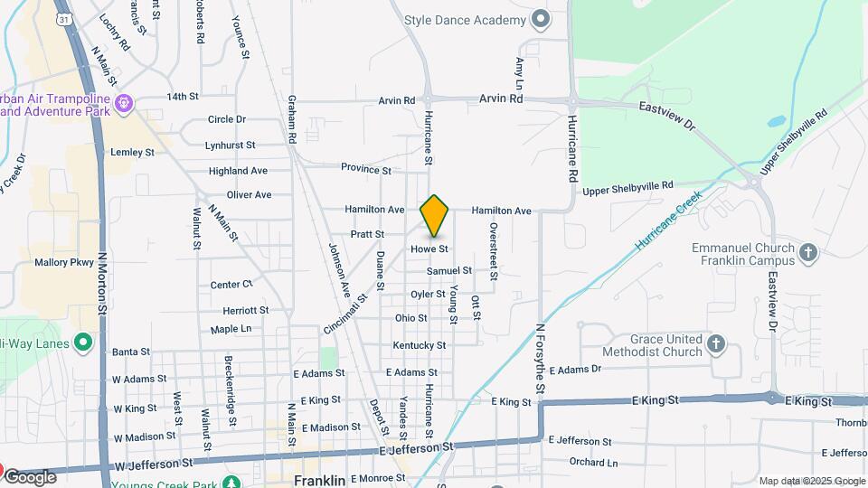 801 Hurricane St Map and Location Details
