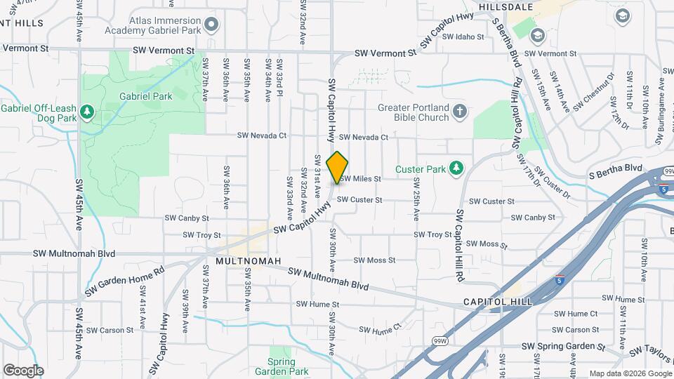 7434 SW Capitol Hwy Map and Location Details